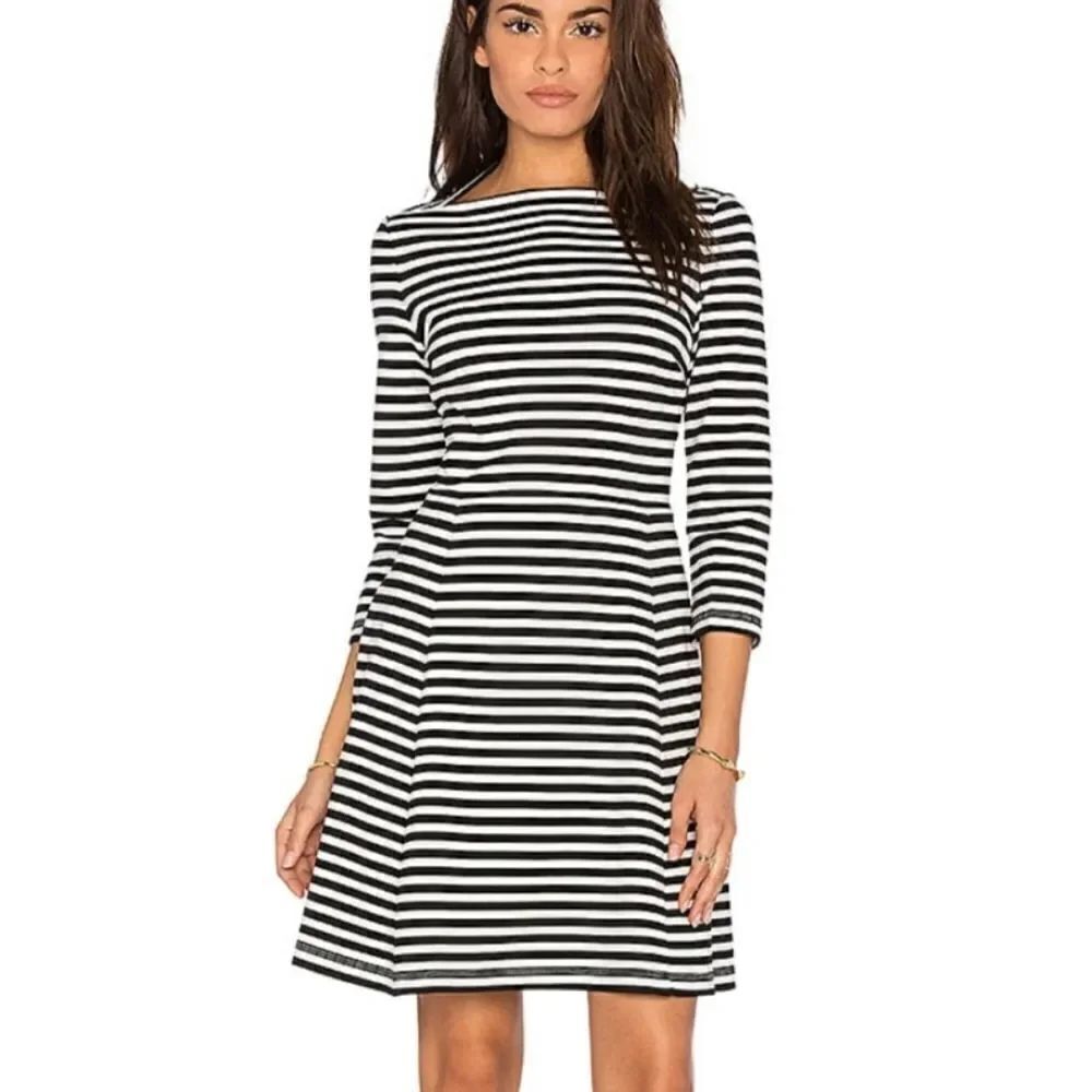 Kate Spade stripe Cream & Black Everyday Dress XS